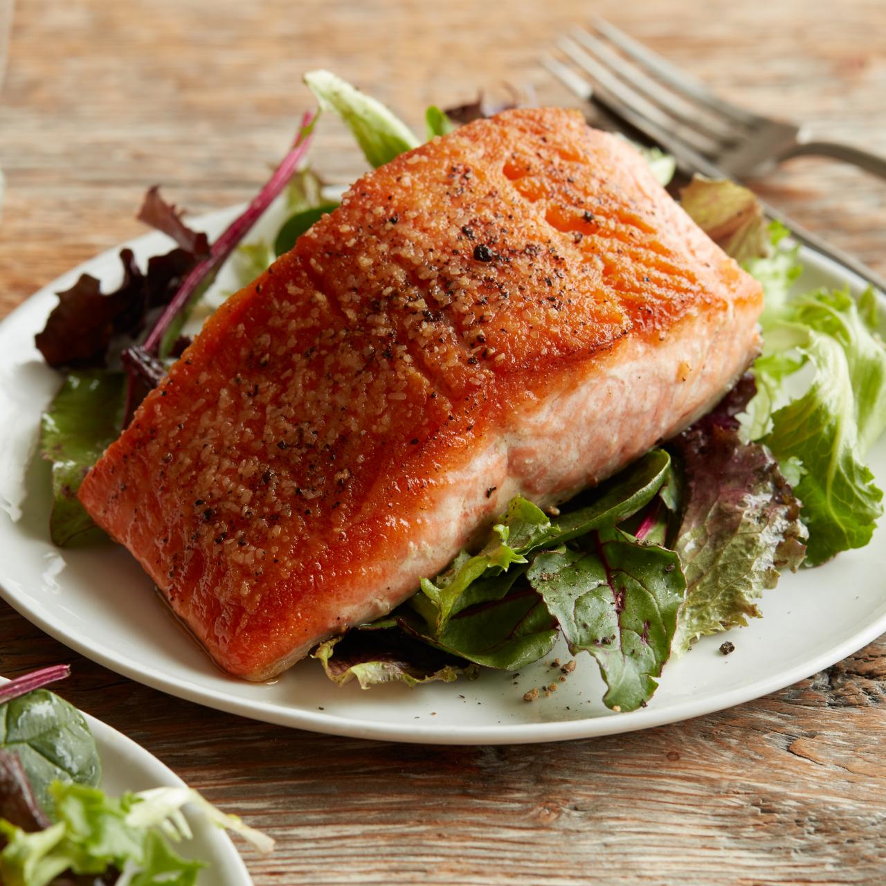 Seasoned Salmon Steaks