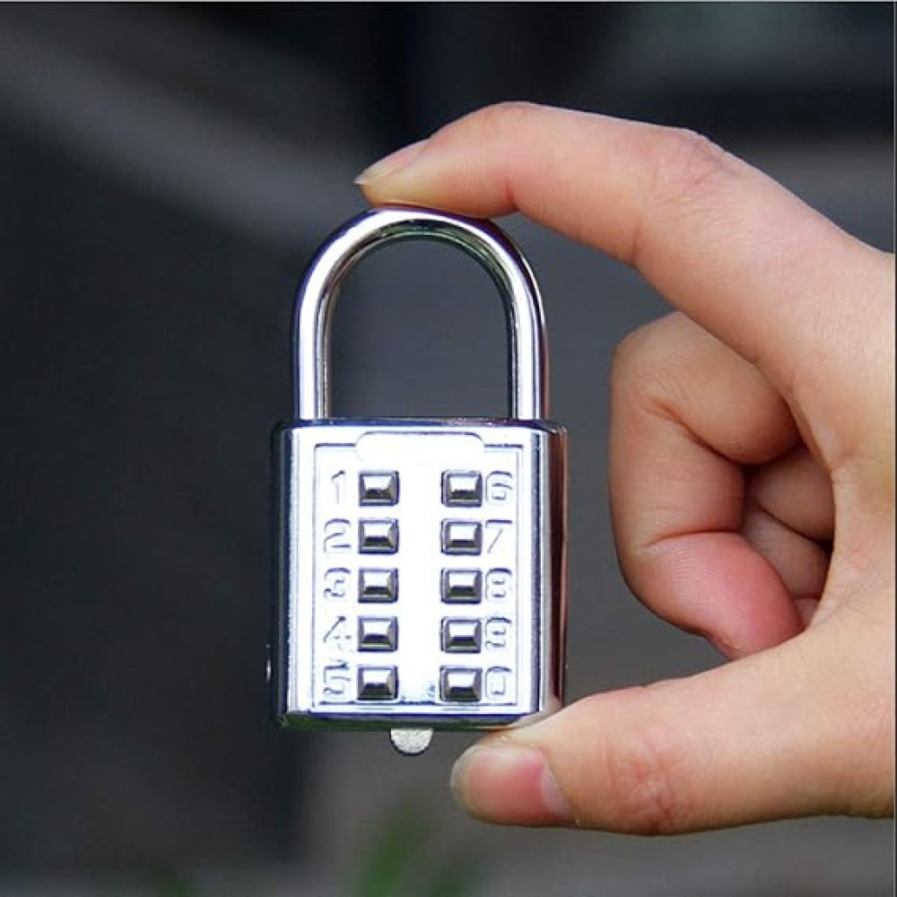 Padlock Push Button Lock